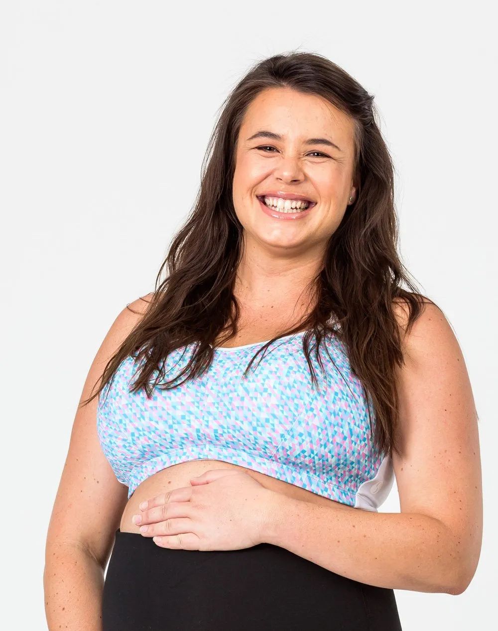 ** CLEARANCE ** Nursing Sports Bra - Ultimate Bra Confetti White