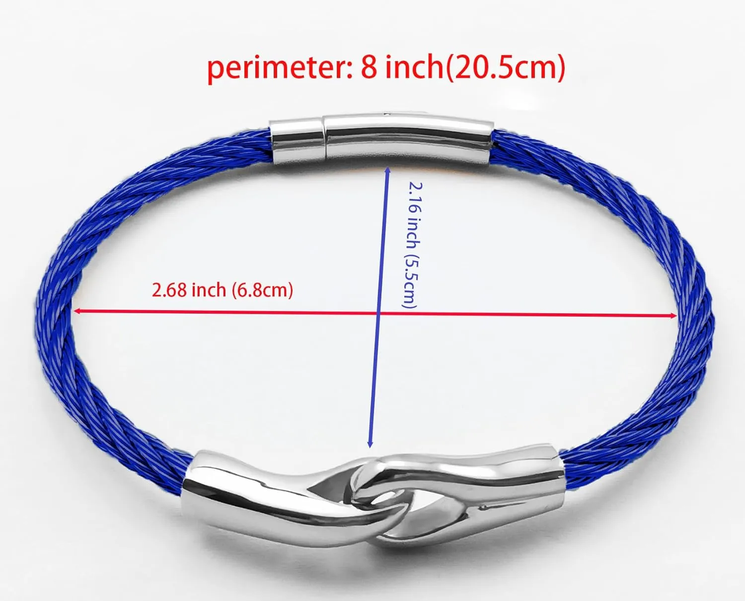 14K Gold Bracelets for Men Gold Plated Bracelets for Men Stainless Steel Bracelets Charm Cable Twist Bracelet for Men Buckle Bangle Bracelet for Men Gift for Men
