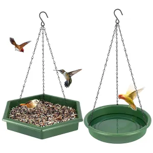 2 in 1 Bird Feeder & Bath