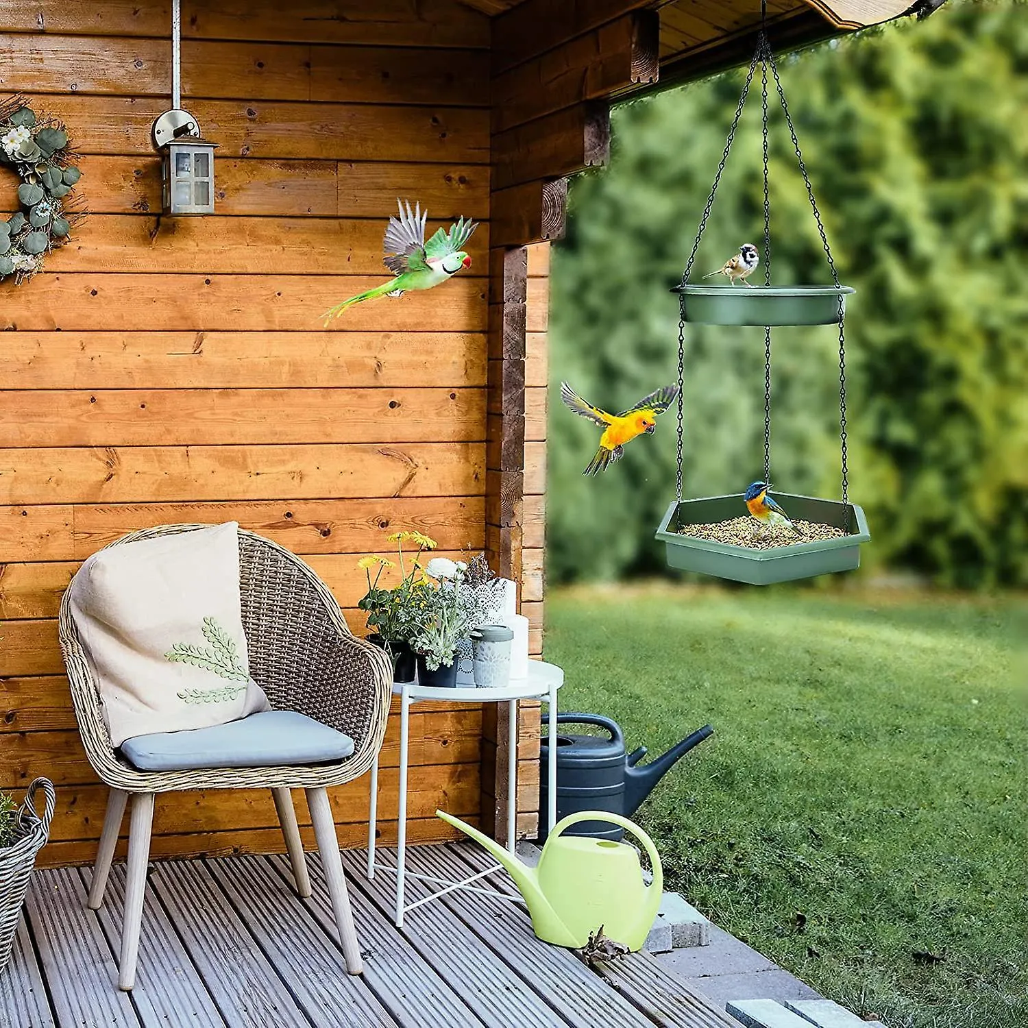 2 in 1 Bird Feeder & Bath