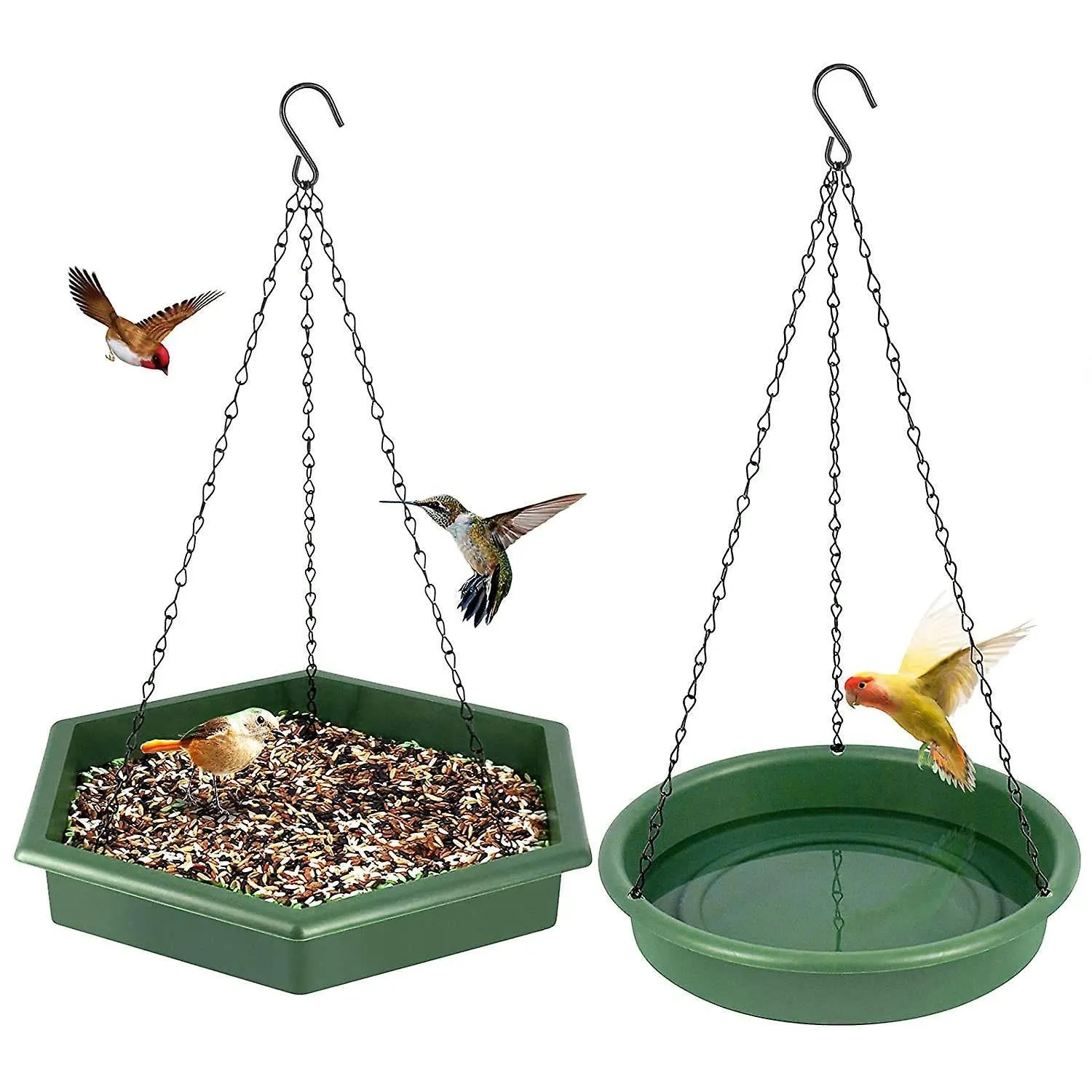 2 in 1 Bird Feeder & Bath