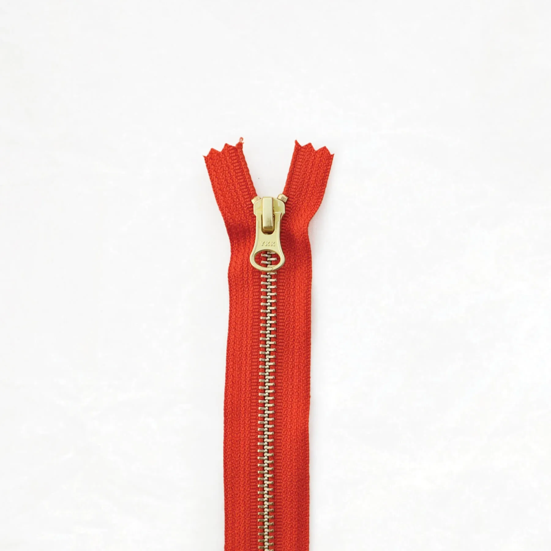 8" Brass Zippers