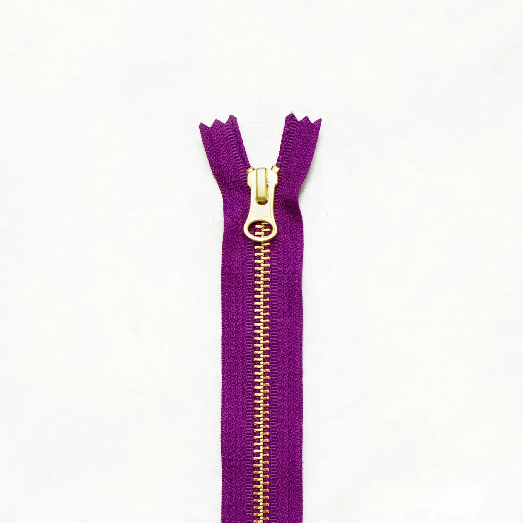 8" Brass Zippers