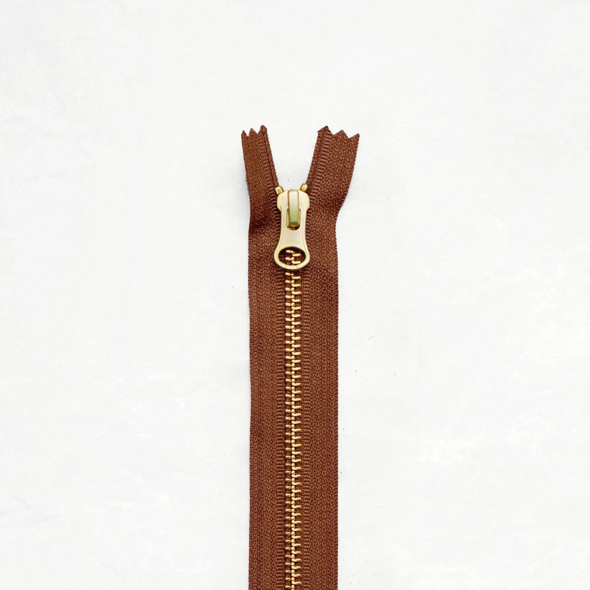 8" Brass Zippers