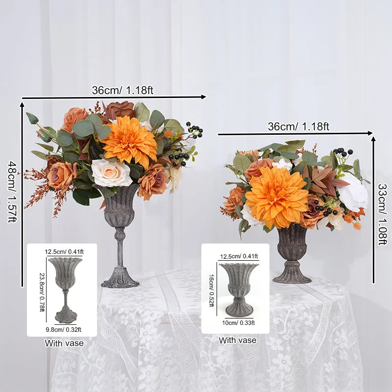 A863617 Autumn Color Series Vase Flower Wedding Banquet Supplies Floral Arrangement