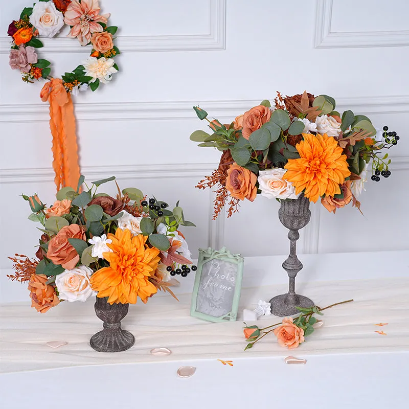 A863617 Autumn Color Series Vase Flower Wedding Banquet Supplies Floral Arrangement