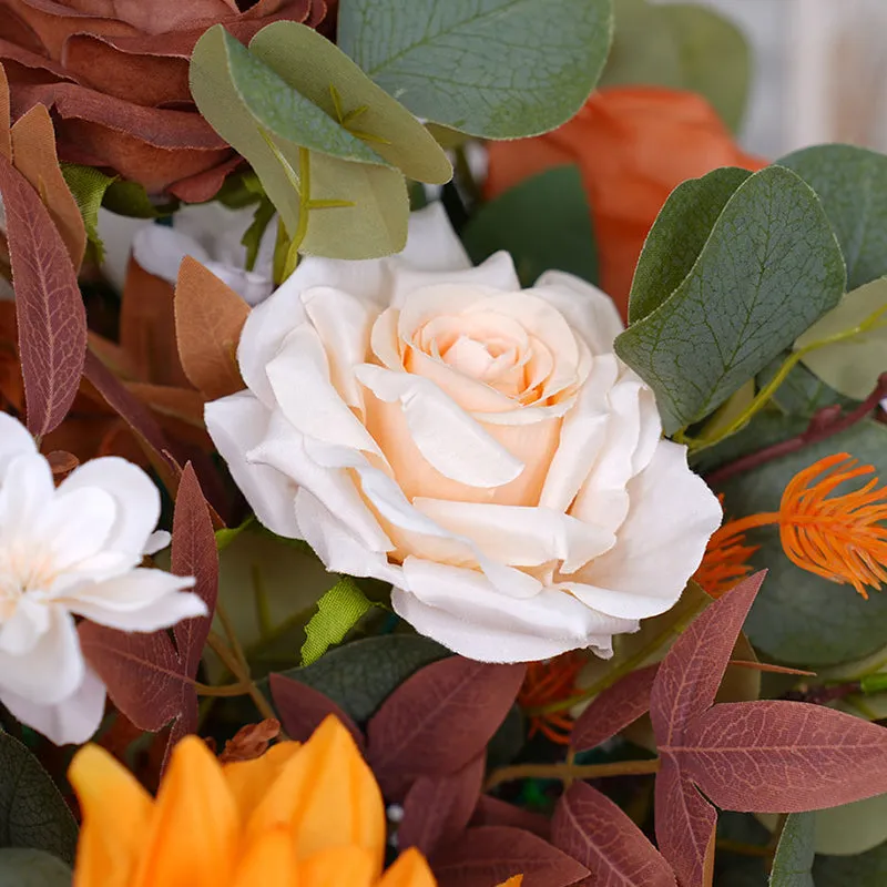 A863617 Autumn Color Series Vase Flower Wedding Banquet Supplies Floral Arrangement
