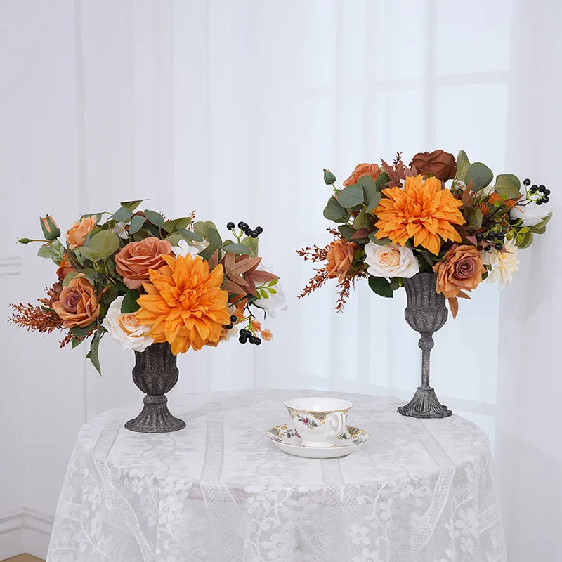 A863617 Autumn Color Series Vase Flower Wedding Banquet Supplies Floral Arrangement
