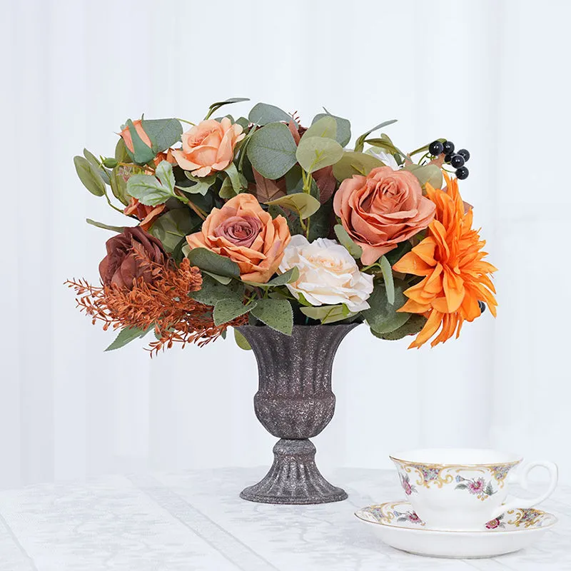A863617 Autumn Color Series Vase Flower Wedding Banquet Supplies Floral Arrangement
