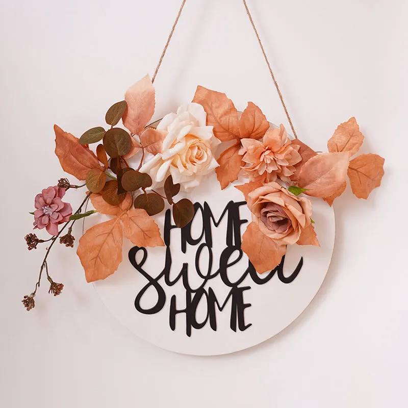 A866418 Coffee White Series Plaque Flower Wedding Floral Arrangement Supplies