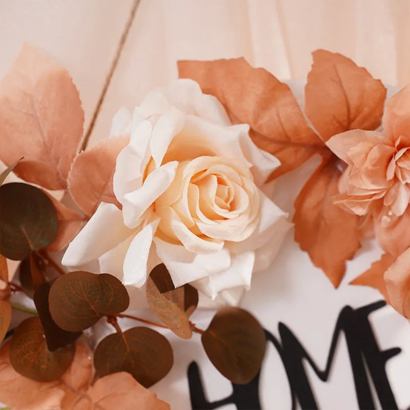 A866418 Coffee White Series Plaque Flower Wedding Floral Arrangement Supplies