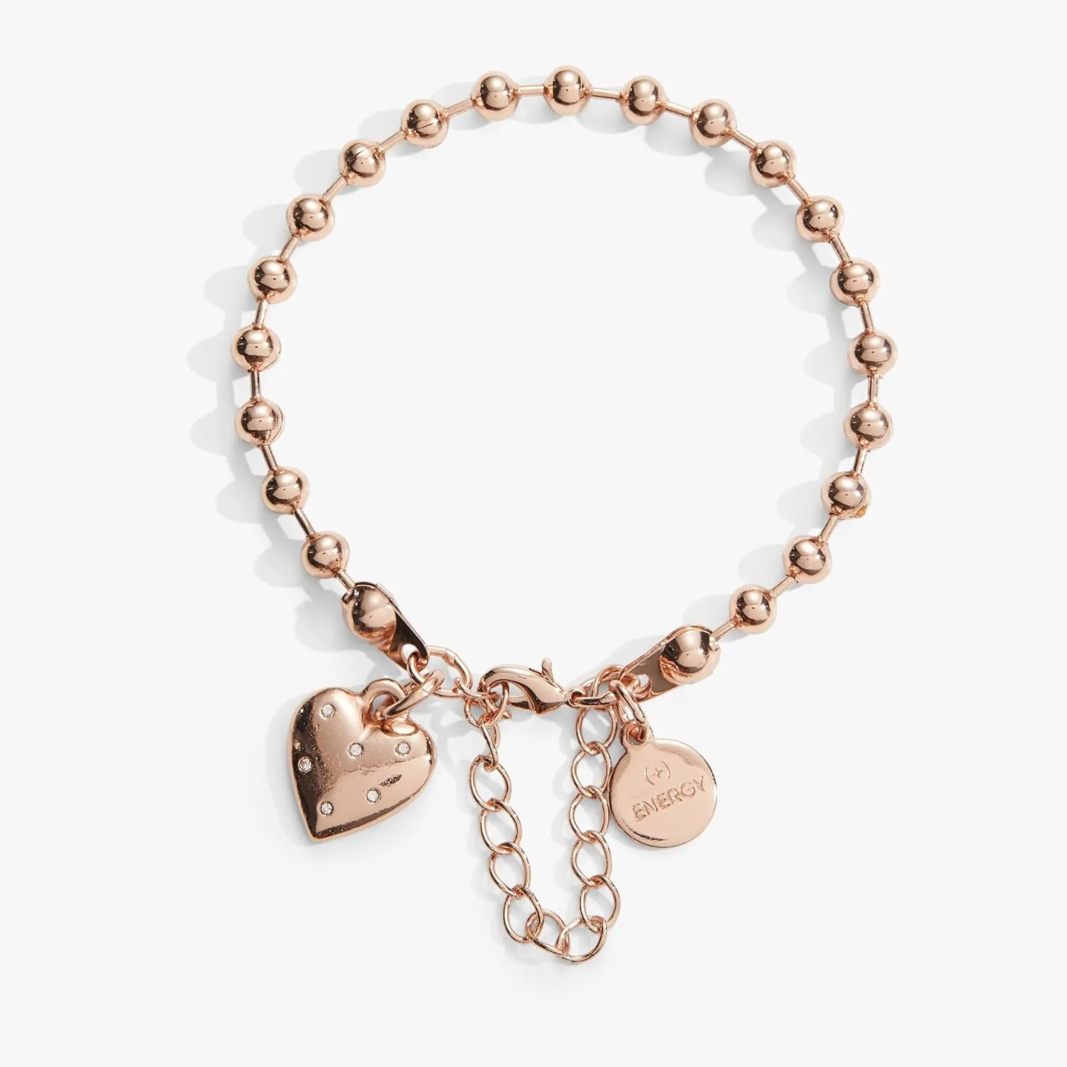 Alex and Ani Heart Ball Chain Bracelet