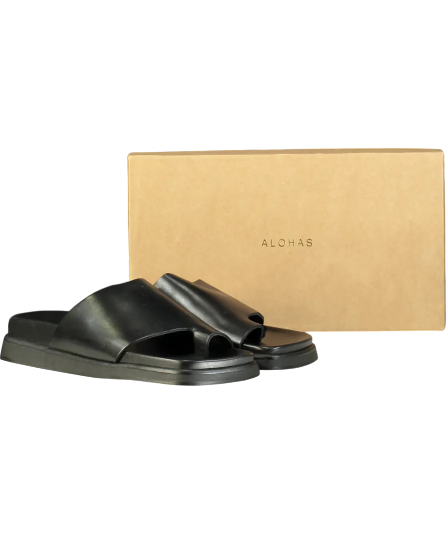 alohas Black Toe Ring Flop UK 5 EU 38 