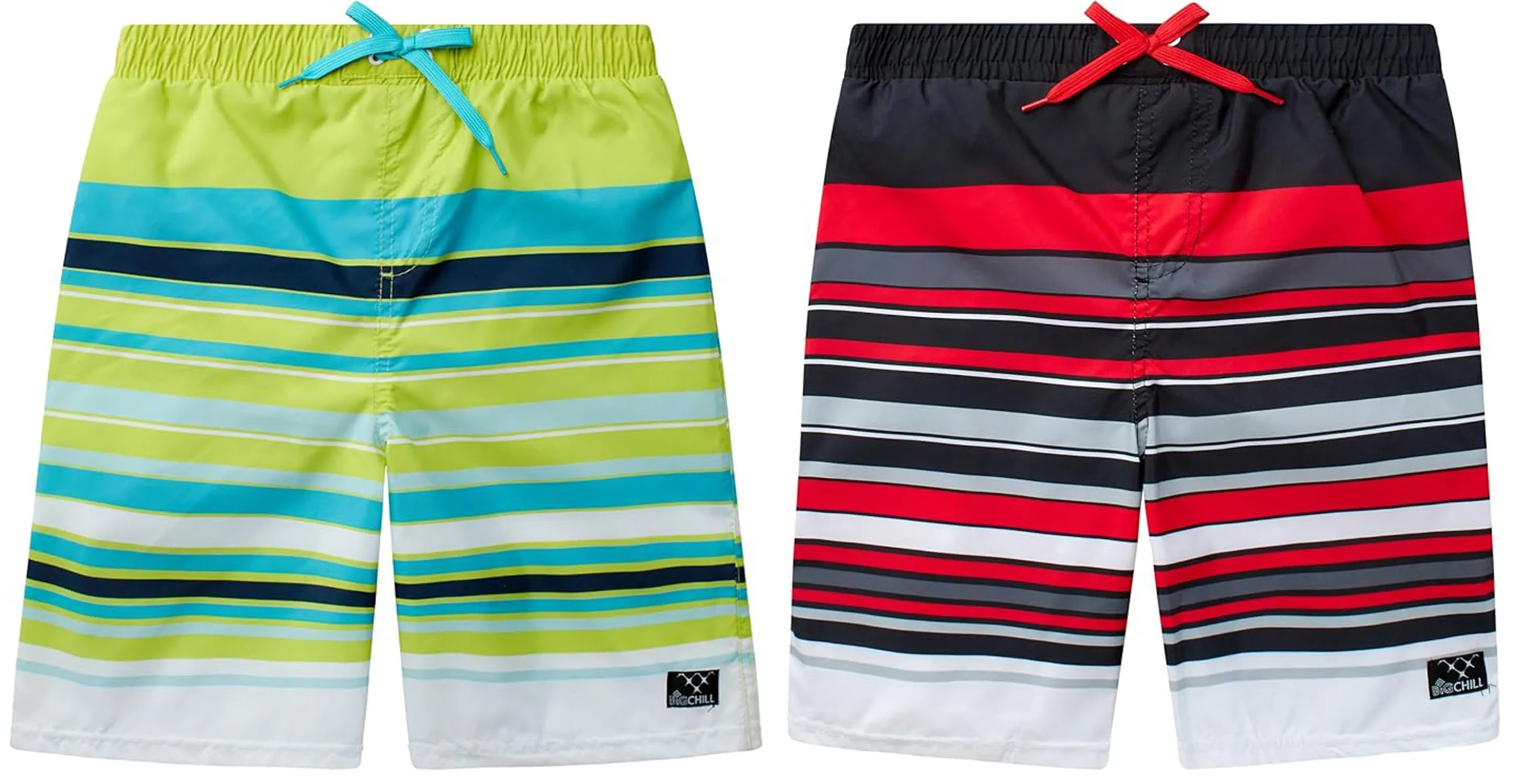 B-A9537 - Wholesale Boy's Striped Swim Trunk