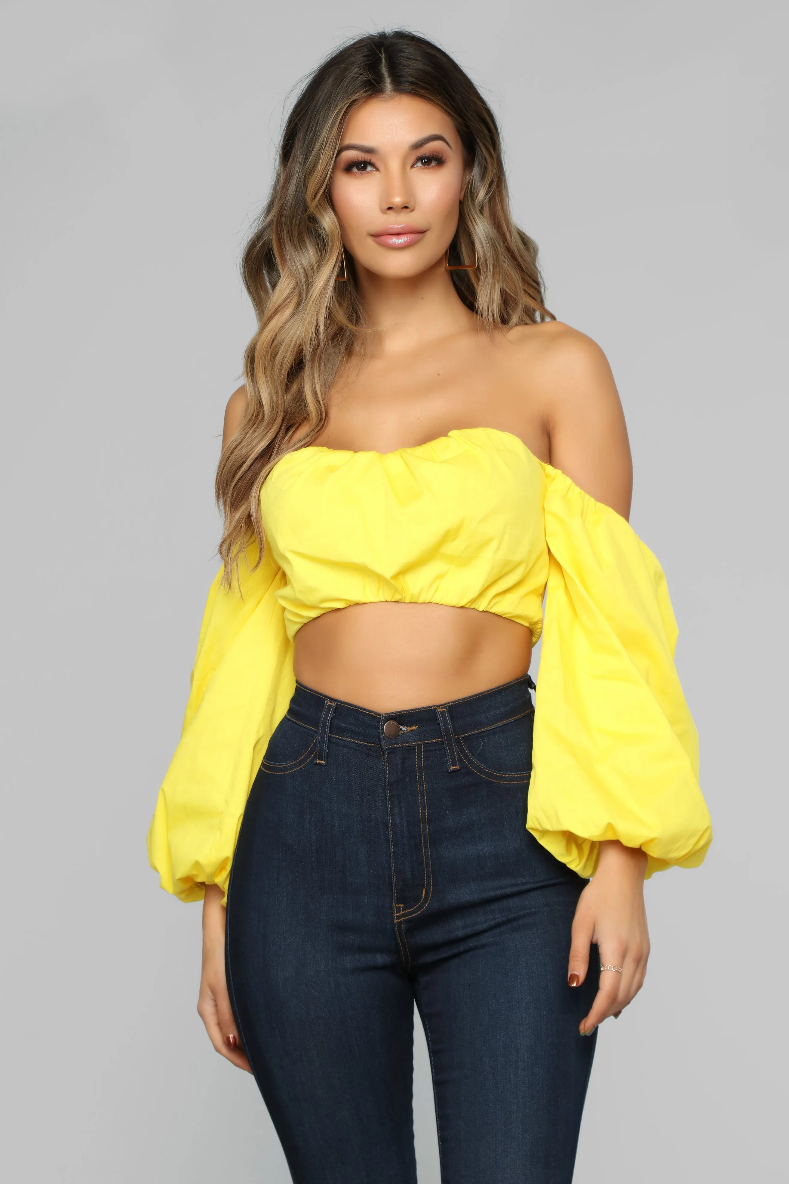 Back To You Top - Yellow
