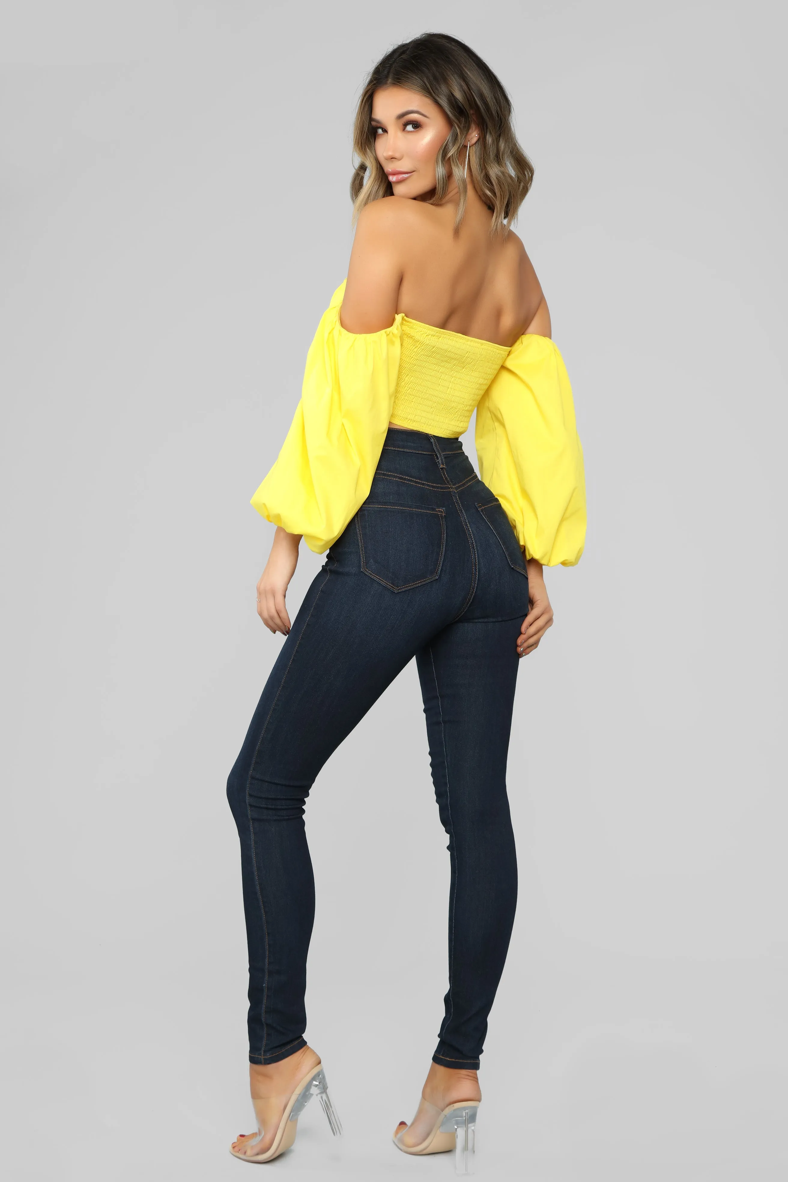 Back To You Top - Yellow