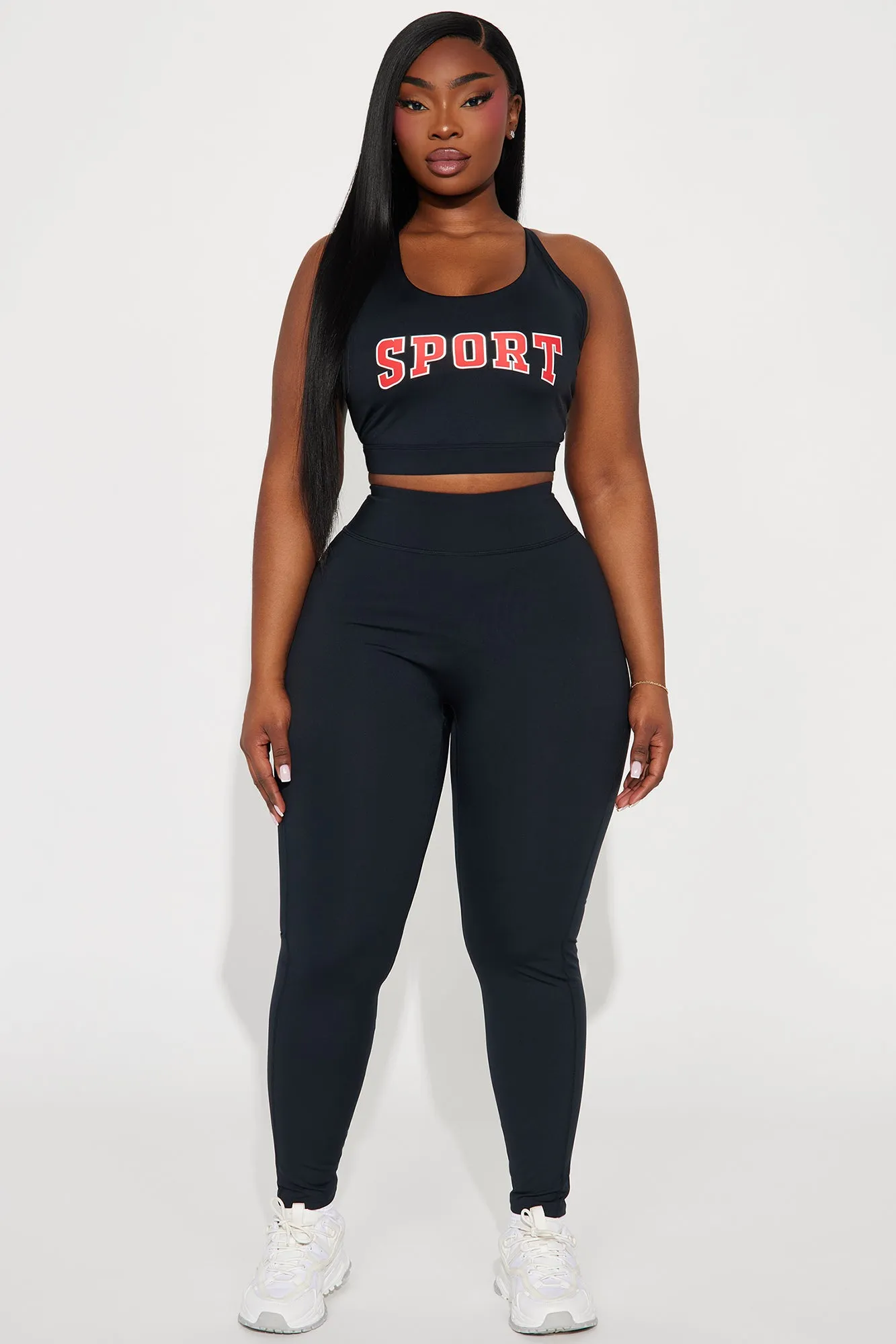 Be A Good Sport Elevate Sports Bra - Black