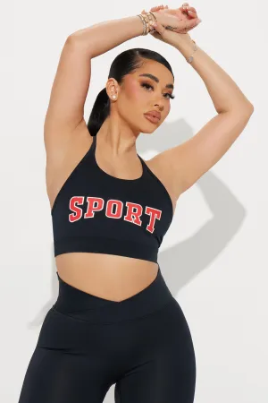 Be A Good Sport Elevate Sports Bra - Black