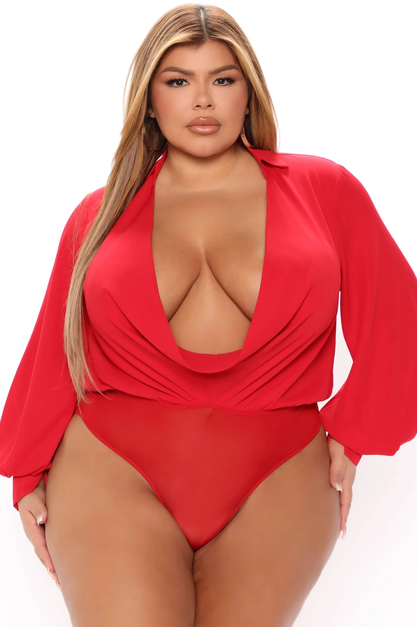 Be Obsessed With Me Bodysuit - Red
