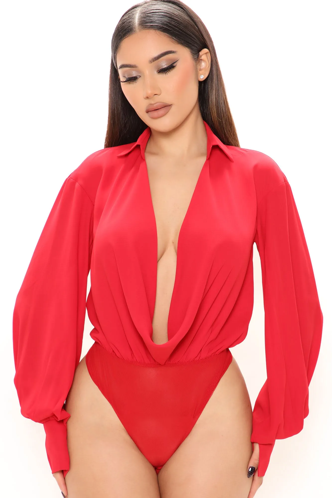 Be Obsessed With Me Bodysuit - Red