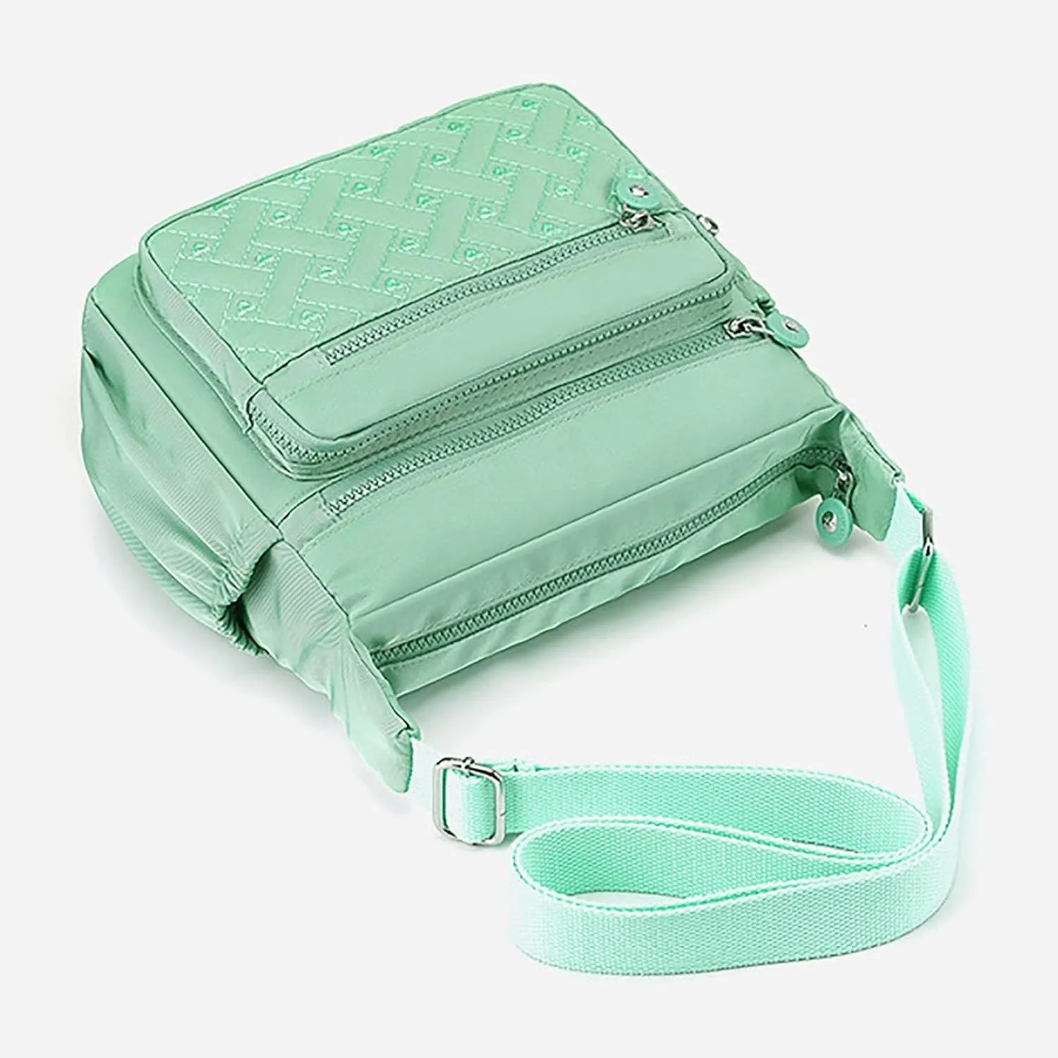 Beach Tote Bag 4 Packet Leather Solid Color Handbags Shoulder Bags Crossbody Hobo Bags Card Purse Work Travel Essential Y