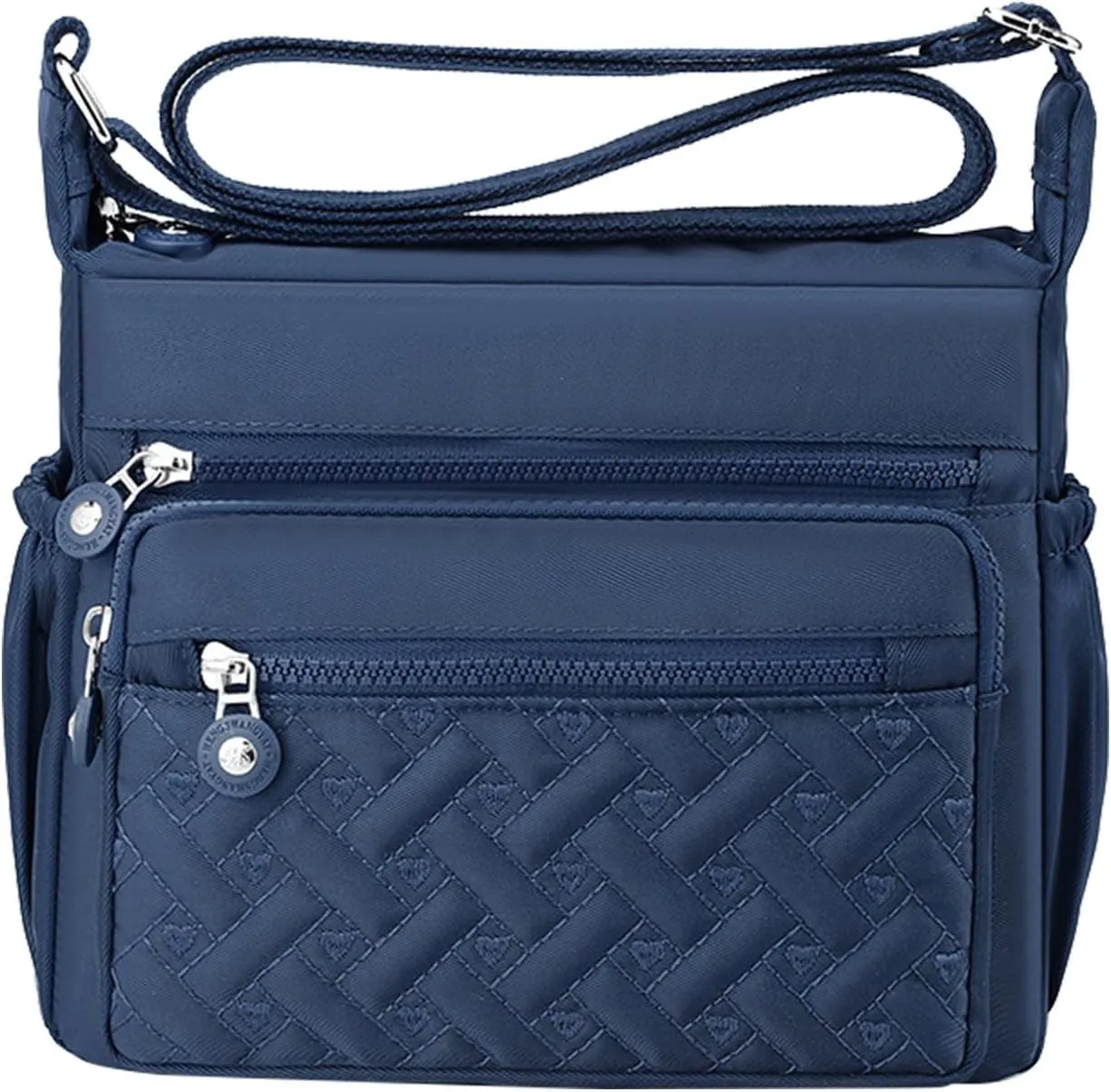 Beach Tote Bag 4 Packet Leather Solid Color Handbags Shoulder Bags Crossbody Hobo Bags Card Purse Work Travel Essential Y