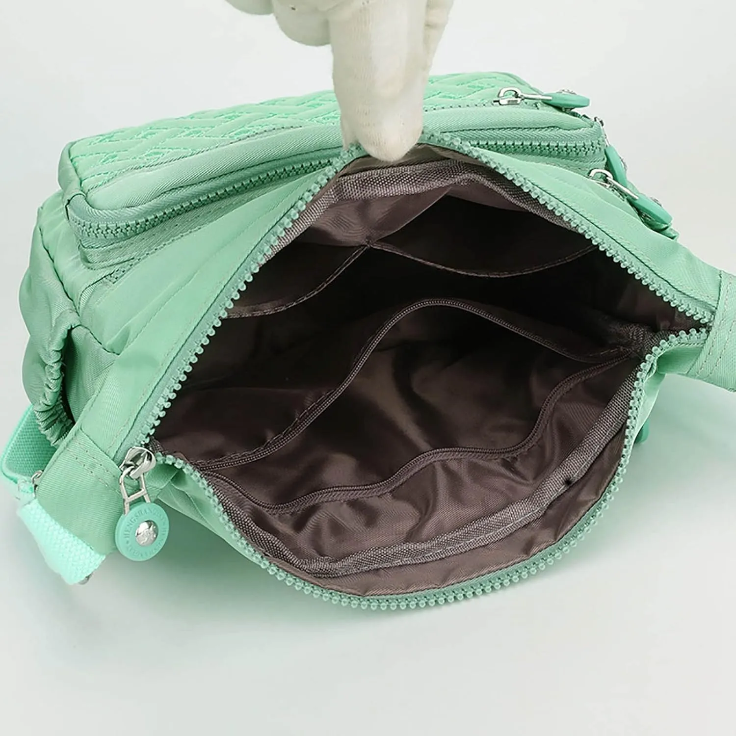 Beach Tote Bag 4 Packet Leather Solid Color Handbags Shoulder Bags Crossbody Hobo Bags Card Purse Work Travel Essential Y