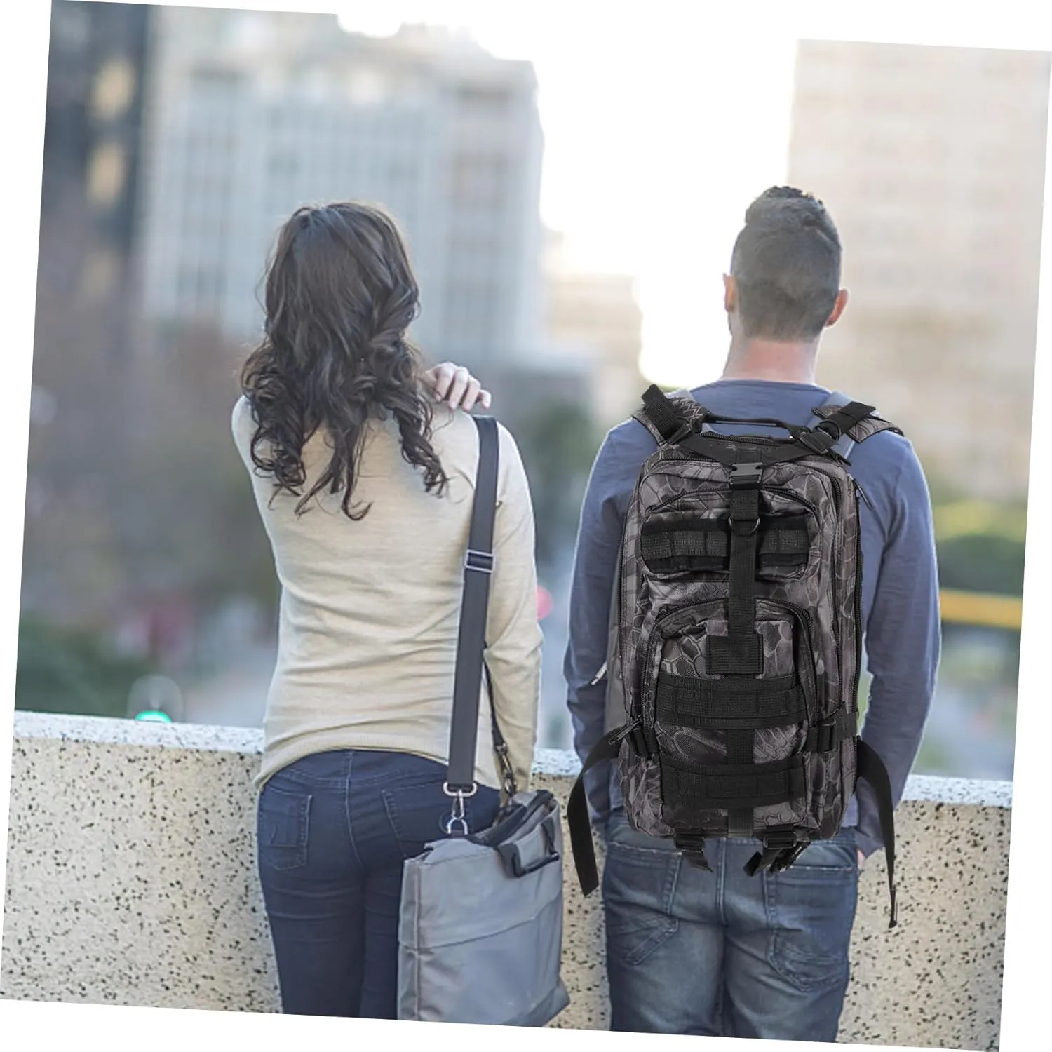 BESPORTBLE Storage Back Bag for Camping Backing Wild Back Back Storage Pouch Back for Outdoor Portable Computer