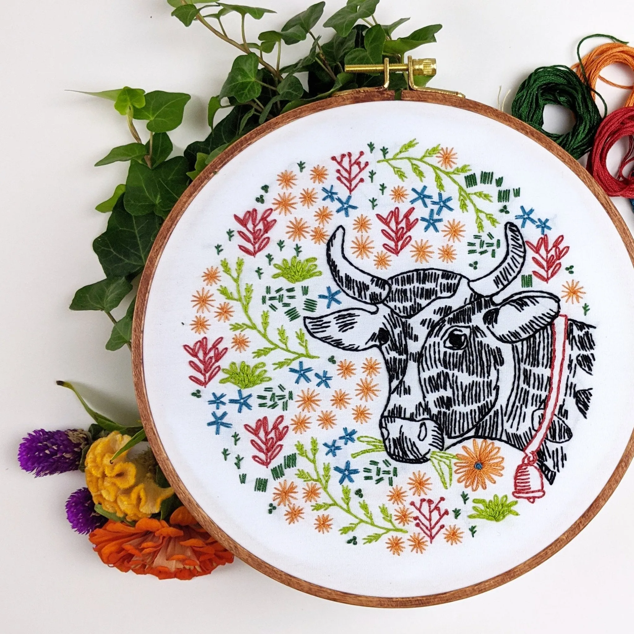 Bessie's Blossoms Printed Fabric Pattern