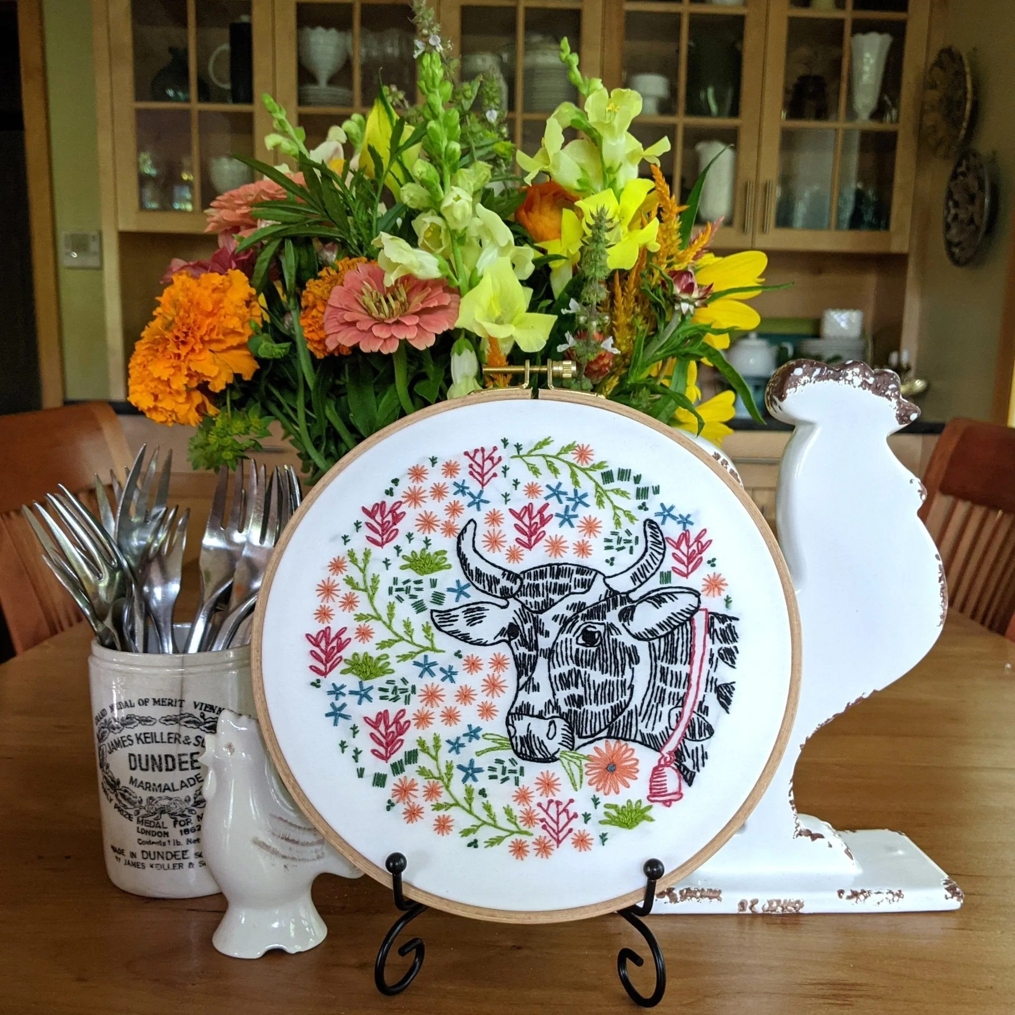 Bessie's Blossoms Printed Fabric Pattern