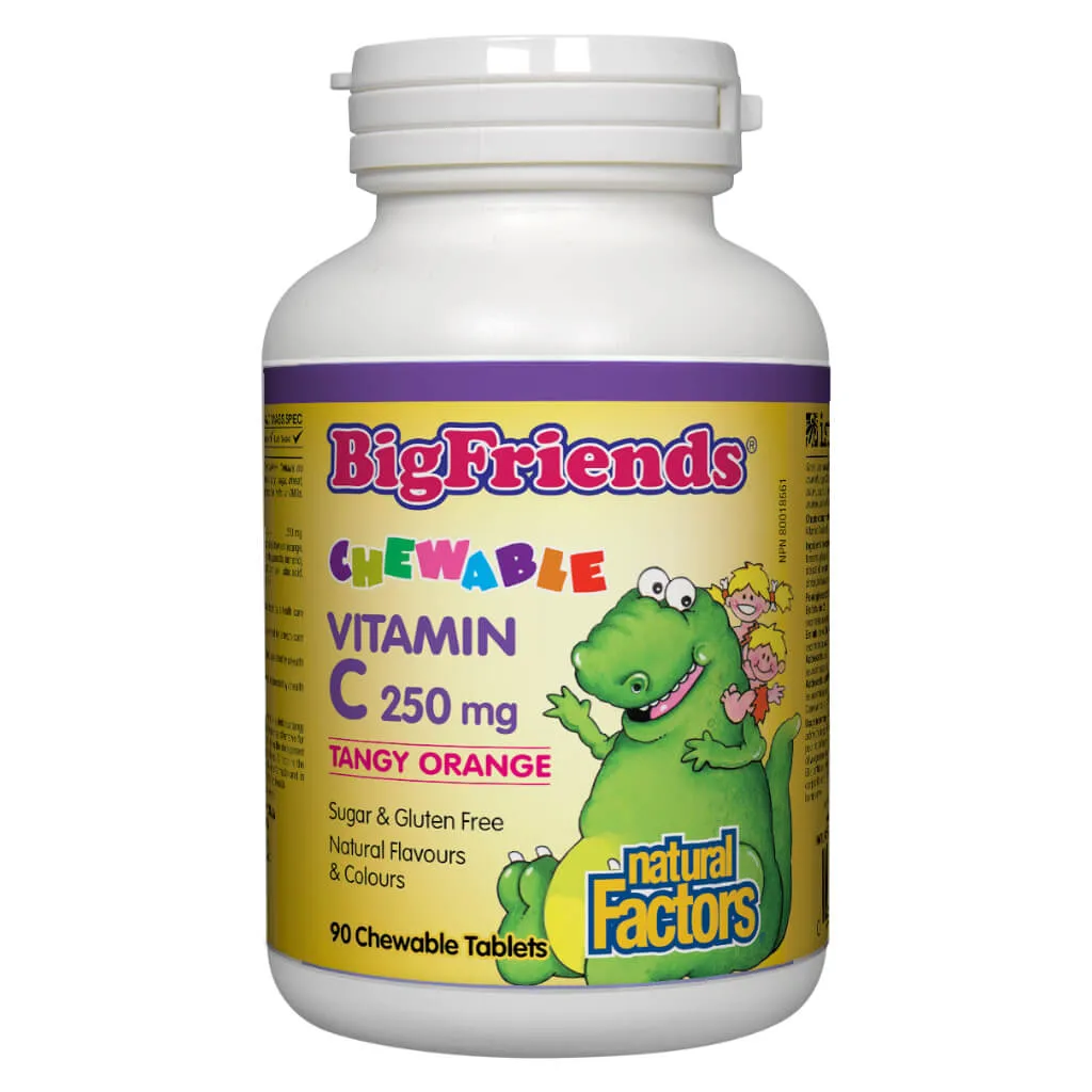 Big Friends Chewable Vitamin C 250 mg (Tangy Orange Flavour)