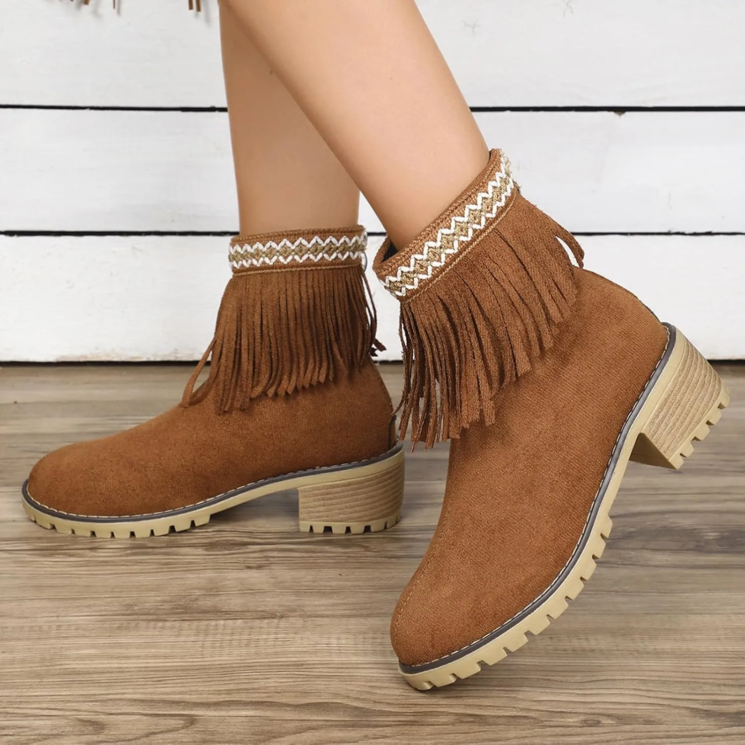 Black Booties for Women Cow Print Boots for Women Heel Boots for Women Flat Heel Cowboy Boots Women Womens Fall Booties and Ankle Boots Wedges Women's Wide Width Ankle Booties