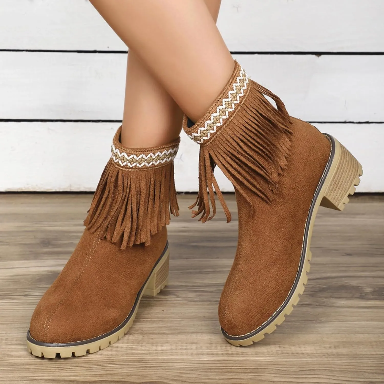 Black Booties for Women Cow Print Boots for Women Heel Boots for Women Flat Heel Cowboy Boots Women Womens Fall Booties and Ankle Boots Wedges Women's Wide Width Ankle Booties