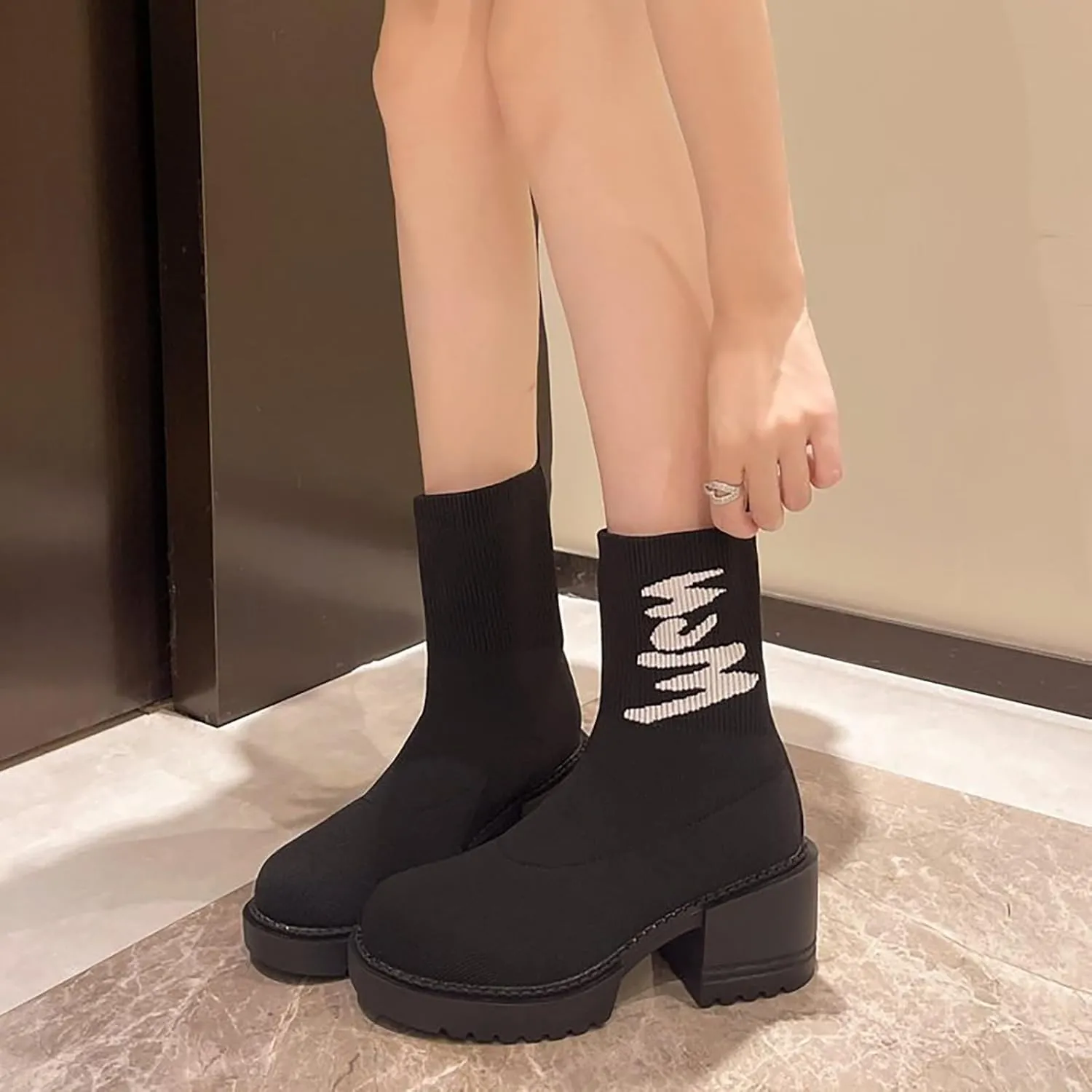 Black Booties Red Ankle Boots for Women Boots Woman Womens Black Winter Boots Combat Boots Womens Black Ankle Booties Military Lace Up Leather Sprained Ankle Boot for Women Small