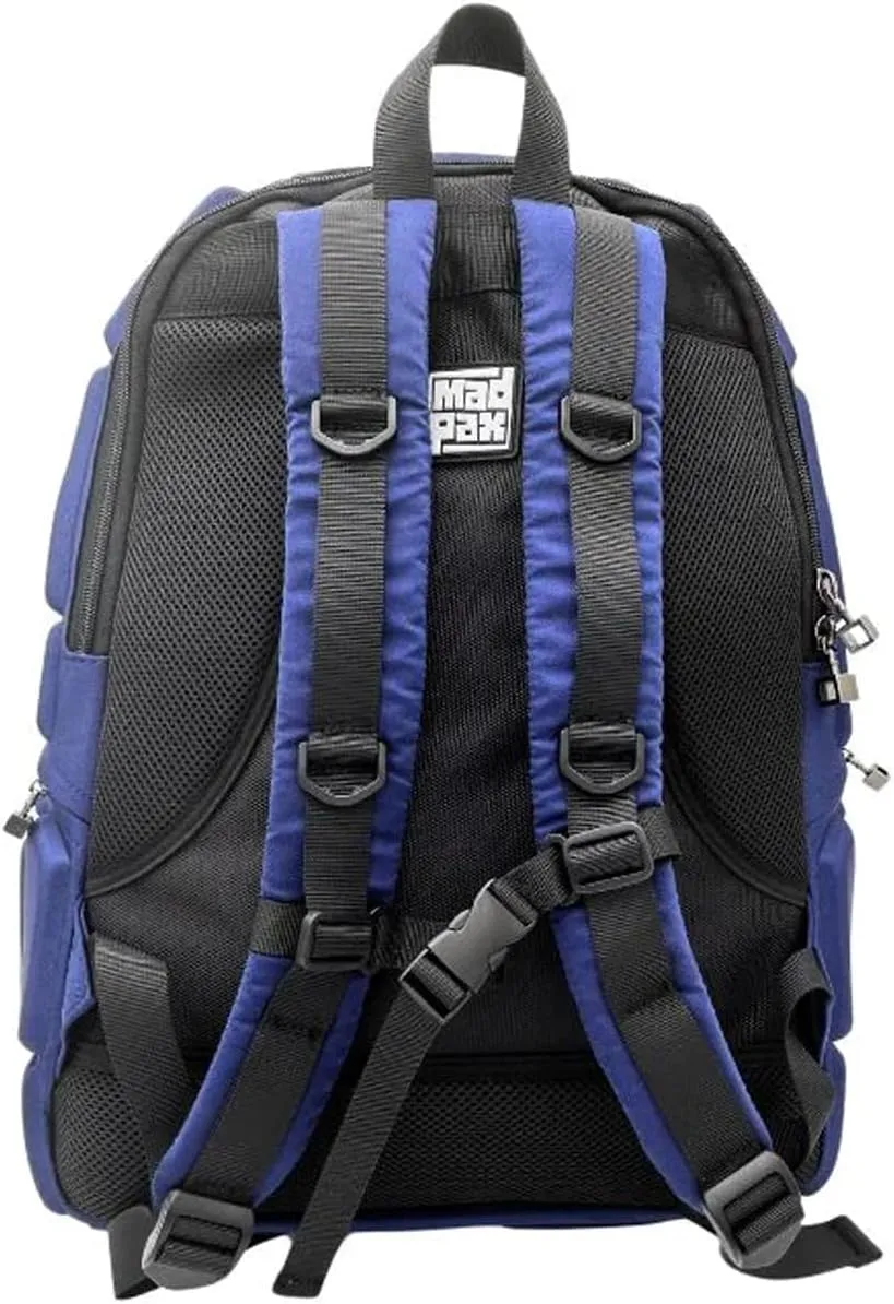 Blok Wild Blue Yonder Premium 15" Laptop Stylish Large Storage Backpack for Men & Women Carry On Unisex Casual Travel Commuter Bag