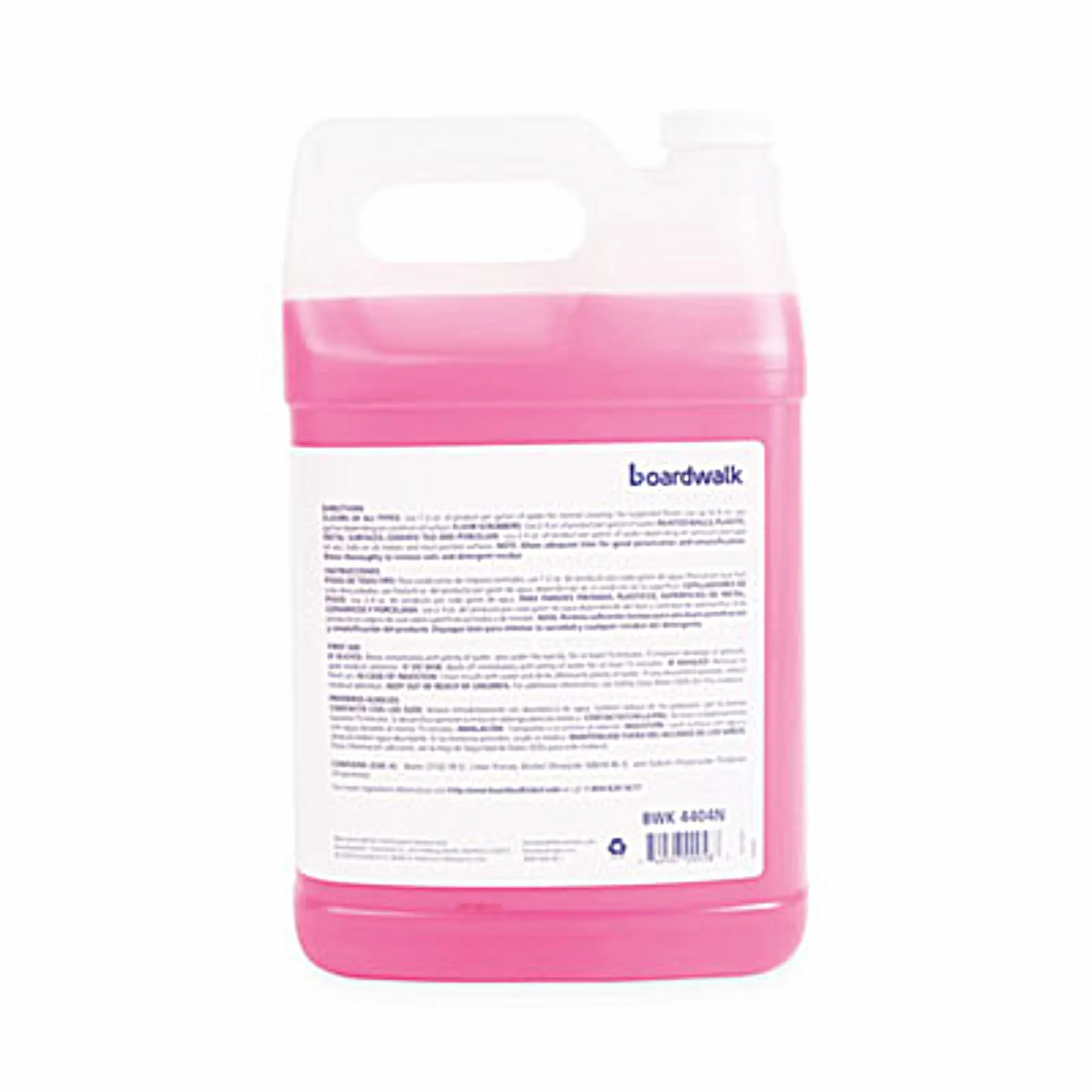 BOARDWALK BWK4404NEA Neutral Floor Cleaner Concentrate, Lemon Scent, 1 Gallon Bottle, 1 Each