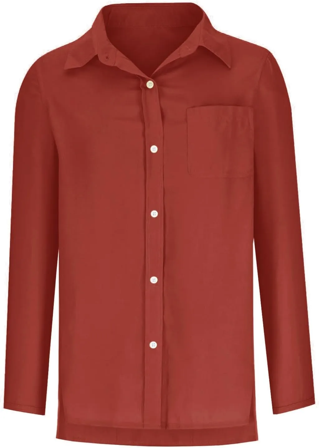 Button Down Shirts for Women Cotton Linen Long Sleeve Trendy Blouses Loose Fit Work Tops Comfy Vacation Beach Clothes