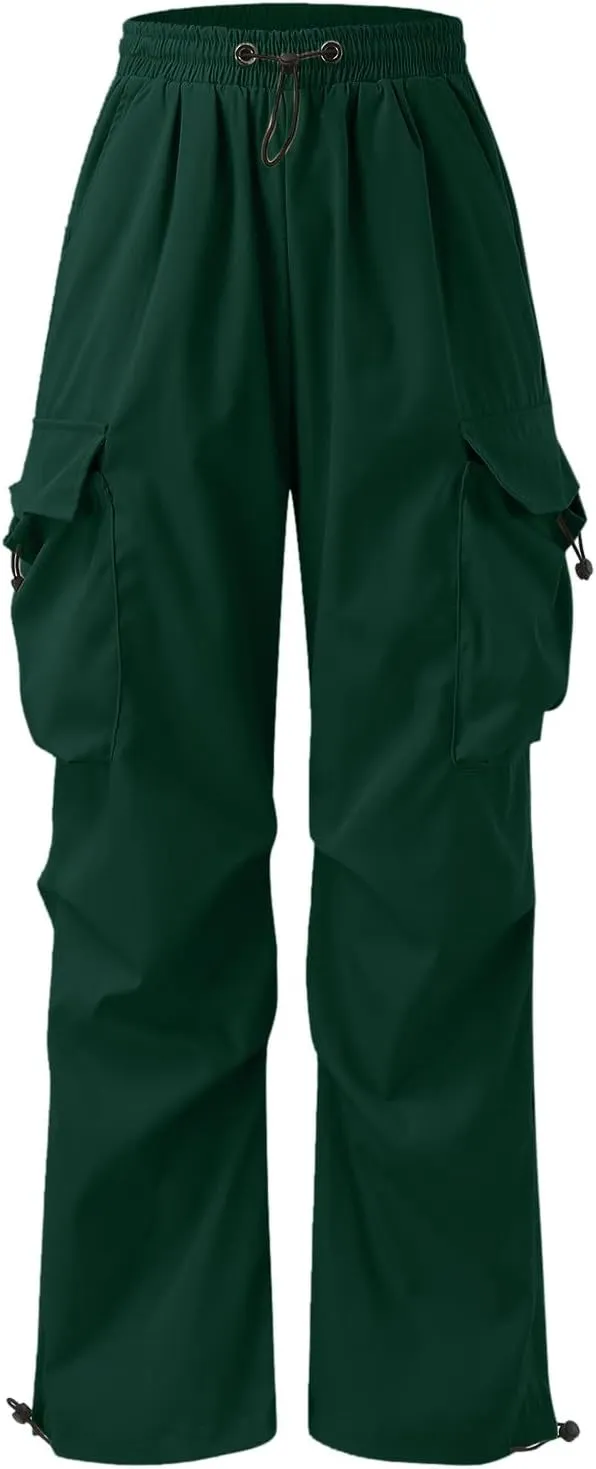 Cargo Pant Men Stretch Casual Joggers Drawstring Elastic Waist Cargo Work Pant with Multiple Pockets