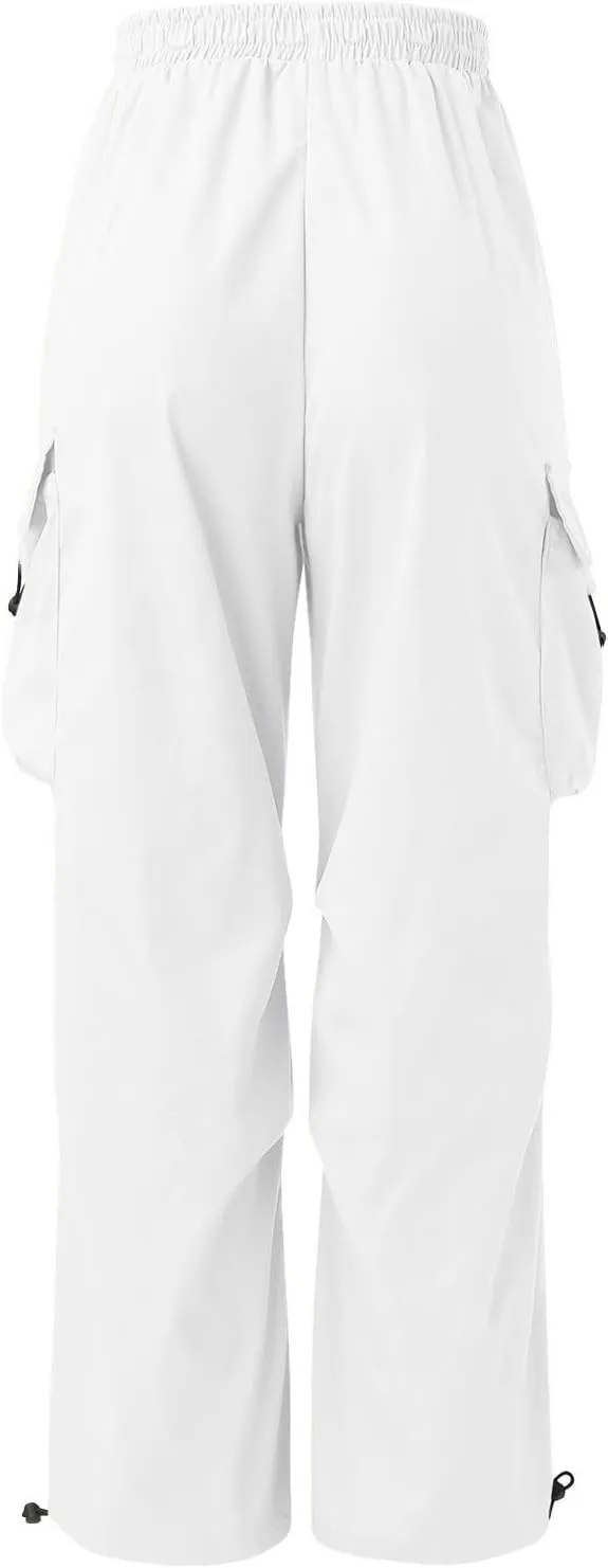 Cargo Pant Men Stretch Casual Joggers Drawstring Elastic Waist Cargo Work Pant with Multiple Pockets