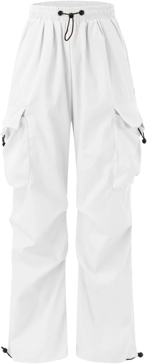 Cargo Pant Men Stretch Casual Joggers Drawstring Elastic Waist Cargo Work Pant with Multiple Pockets