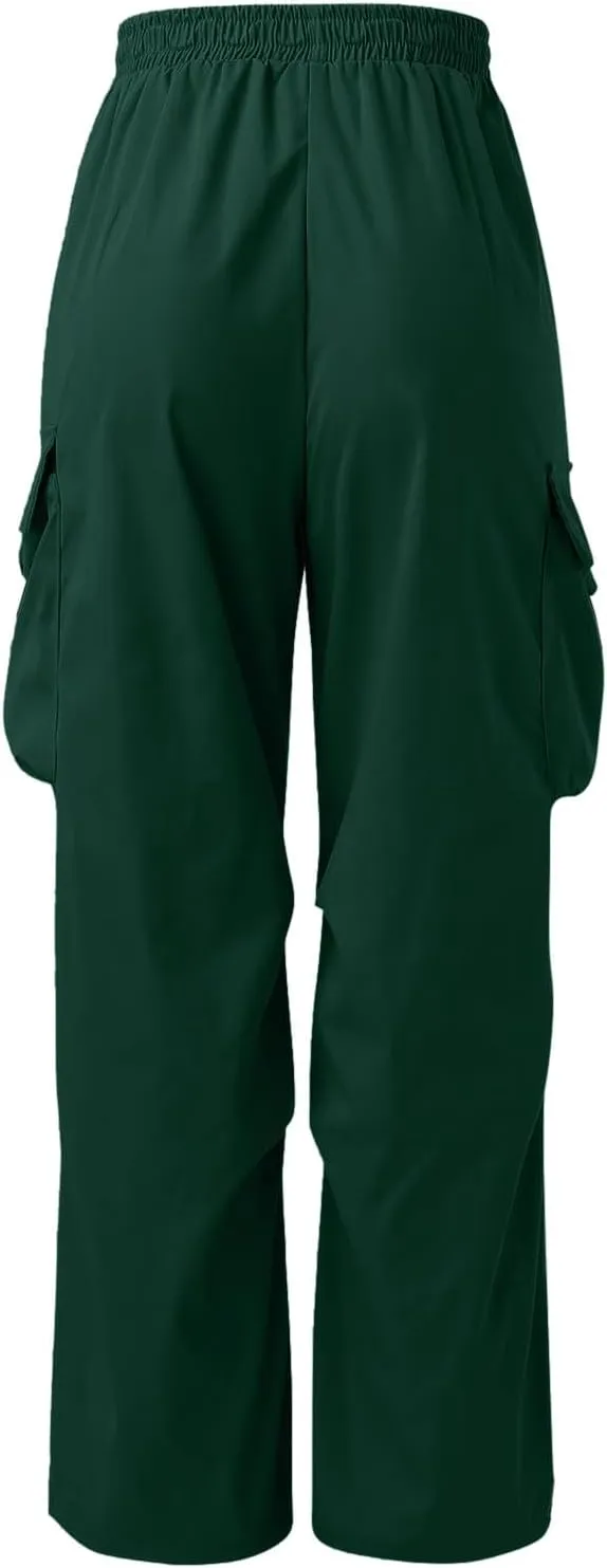 Cargo Pant Men Stretch Casual Joggers Drawstring Elastic Waist Cargo Work Pant with Multiple Pockets