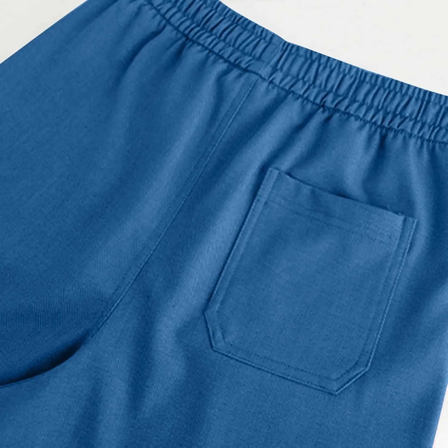 Casual Linen Shorts for Women High Elastic Waisted Shorts Summer Pull On Drawstring Short Beach Loose Fit Shorts