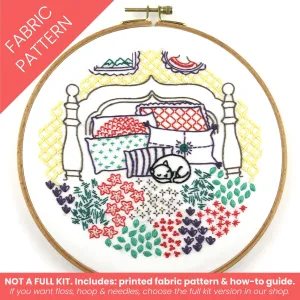 Catnap Printed Fabric Pattern