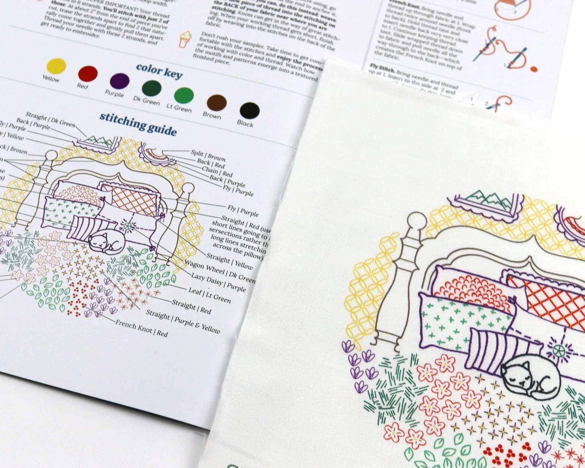 Catnap Printed Fabric Pattern