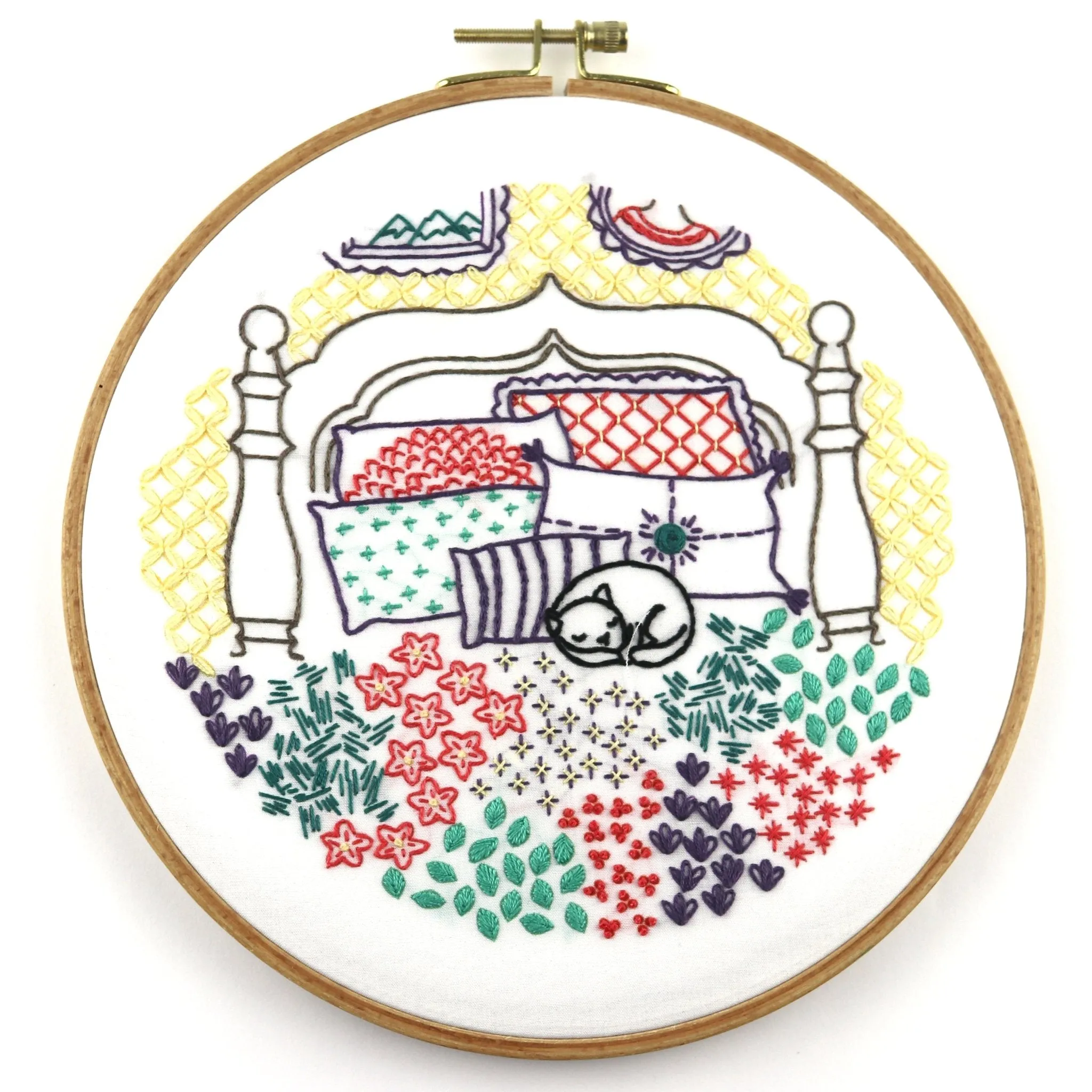Catnap Printed Fabric Pattern