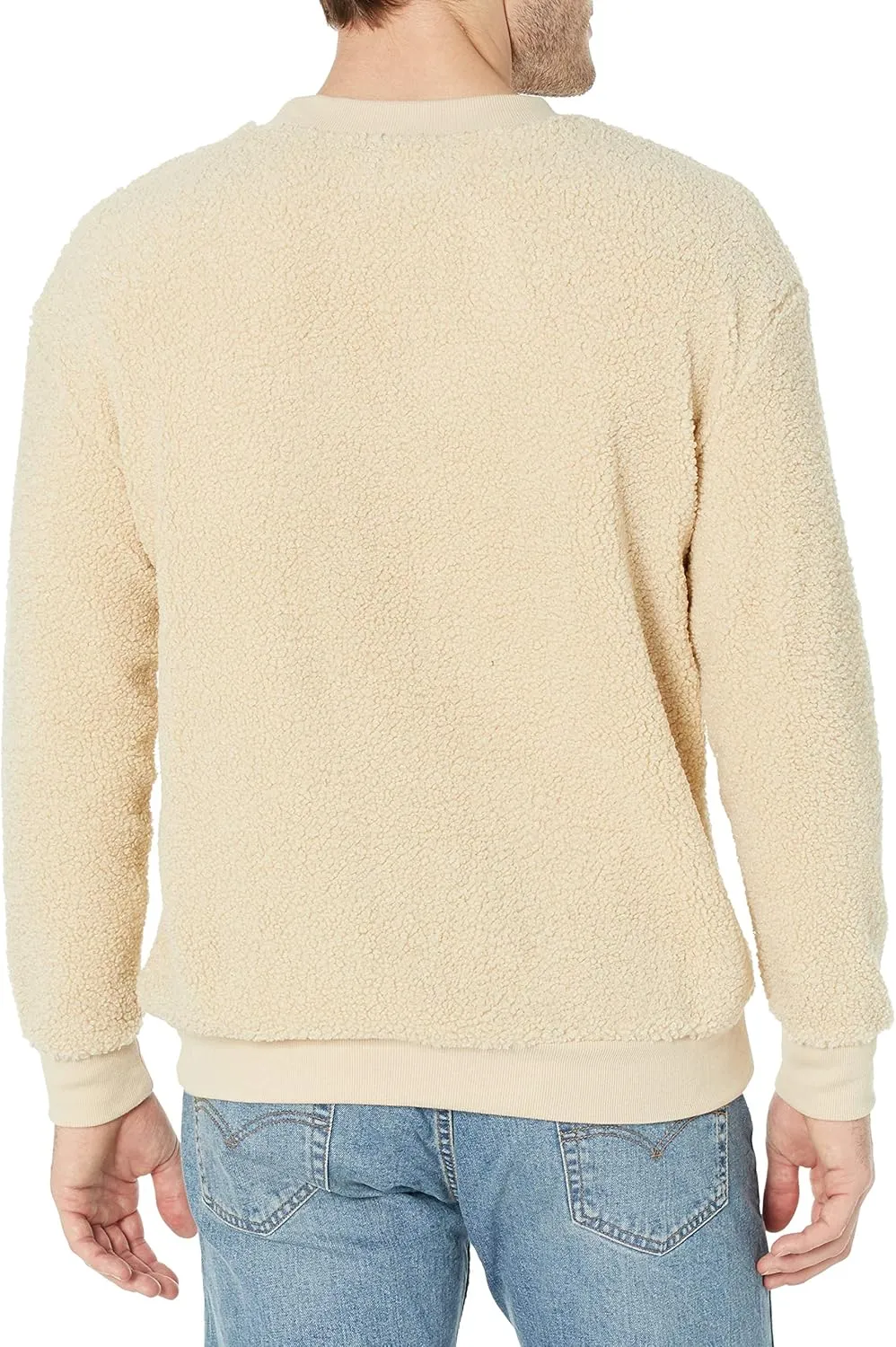 Charles River Apparel Women's Oversized Sherpa Crew Sweatshirt