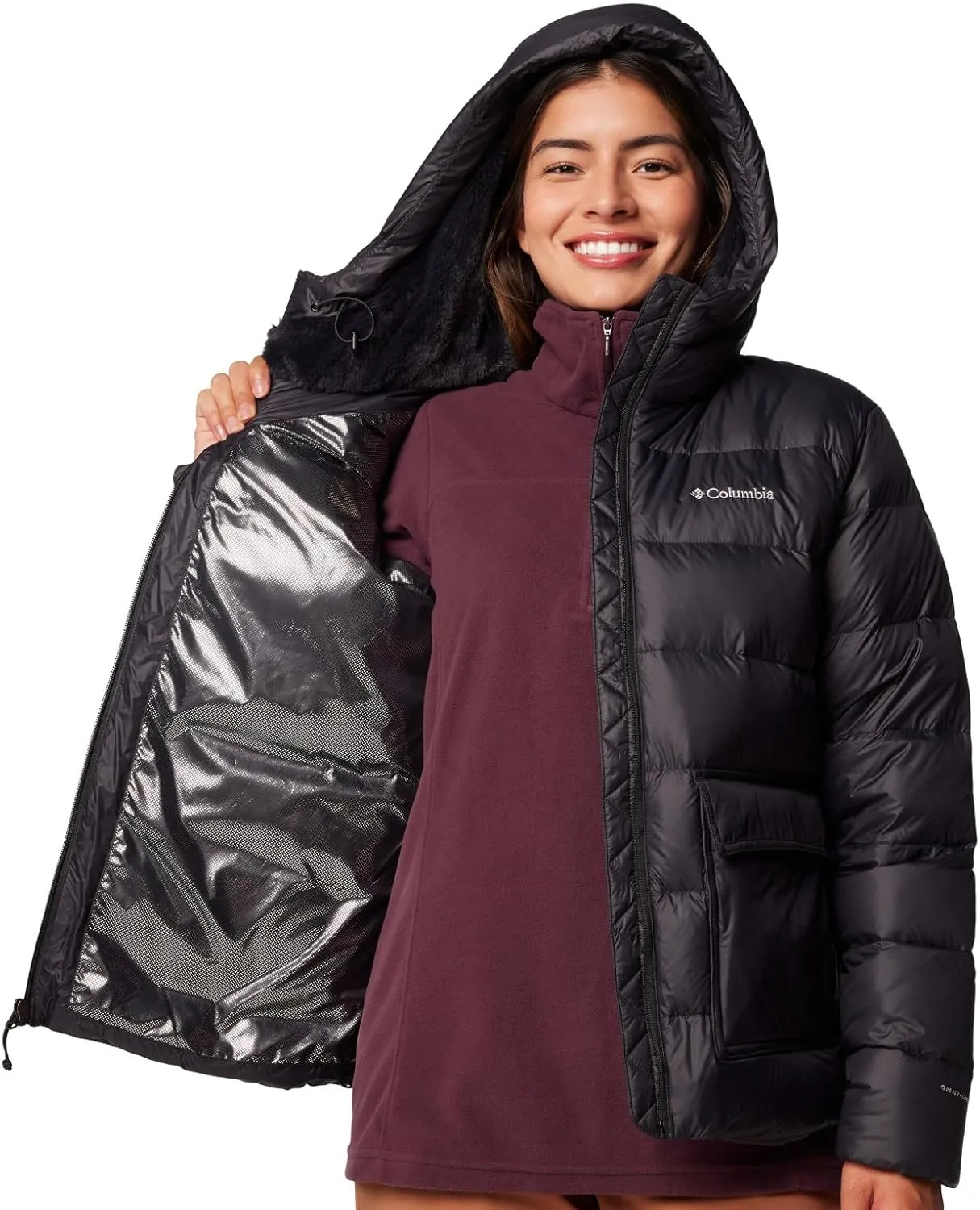 Columbia Womens Harmony Falls Hooded Down Jacket