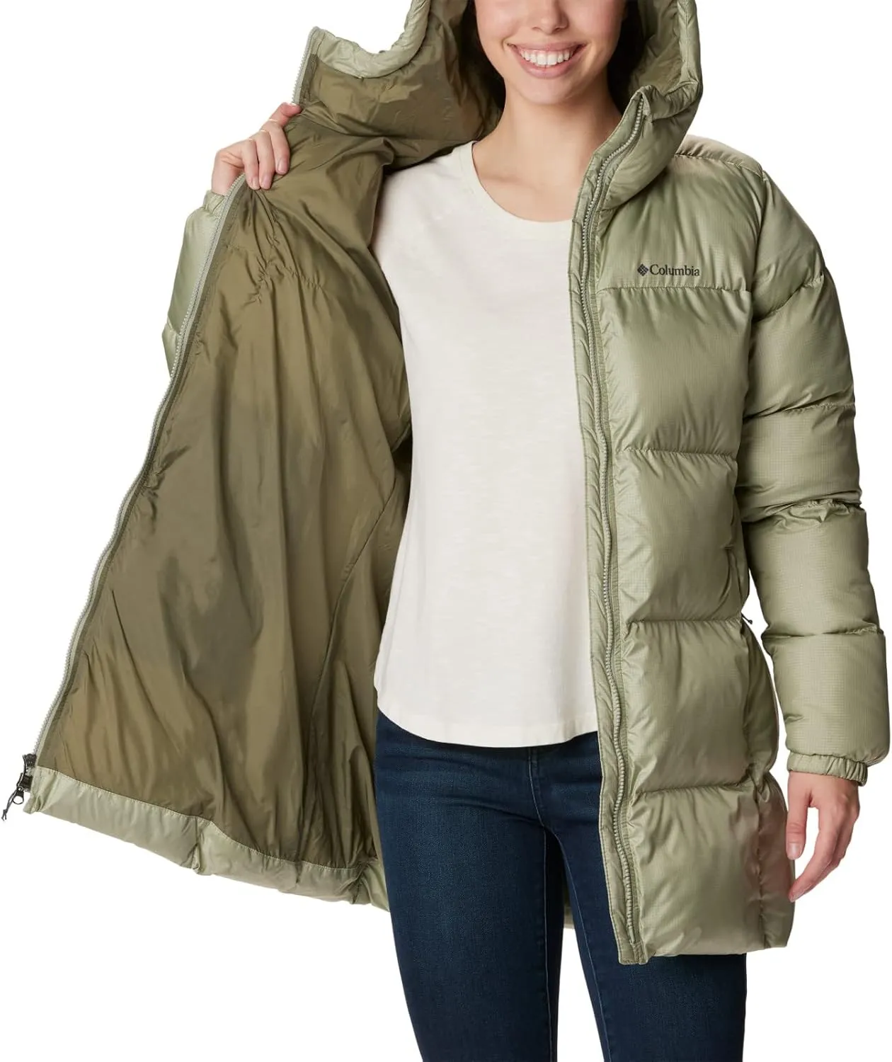 Columbia Women's Puffect Mid Hooded Jacket