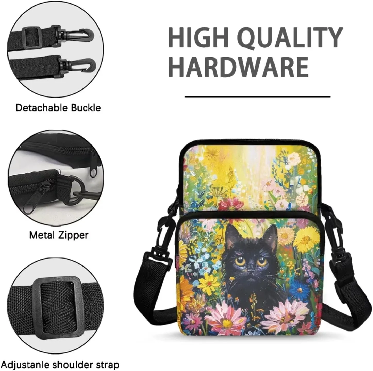 Crossbody Bag for Girls, Small Shoulder Bags Messenger Bag Phone Case Waist Pouch