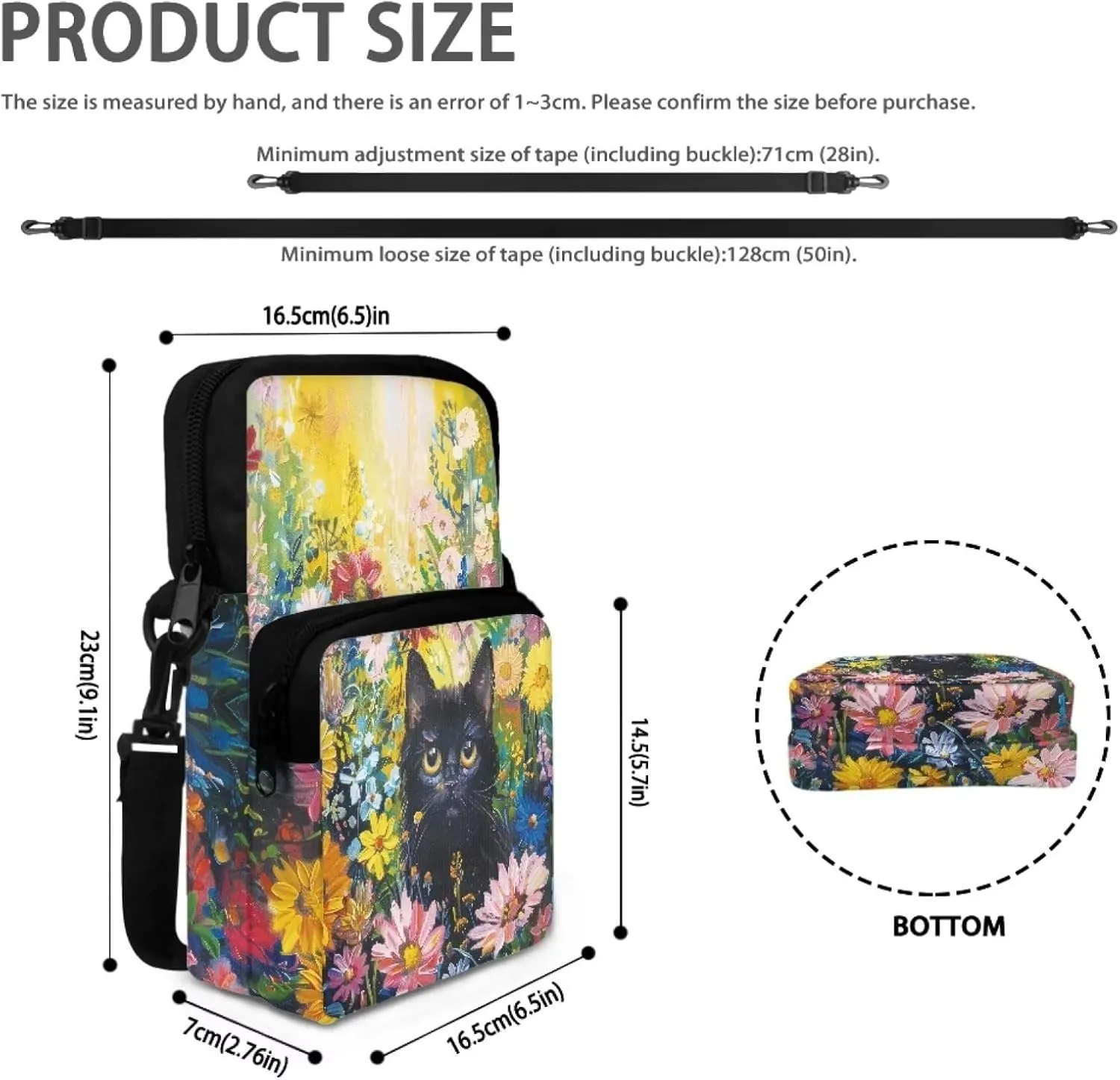 Crossbody Bag for Girls, Small Shoulder Bags Messenger Bag Phone Case Waist Pouch